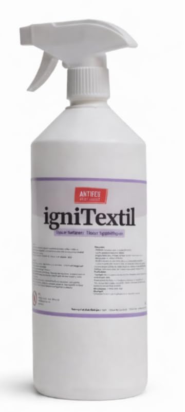 Spray textil ignífugo M1 eficaz contra el fuego en tapizados cortinas y telas listo para pulverizar