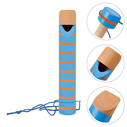 MILISTEN Pull-push houten fluitje kinderen wind instrument speelgoed kinderen muzikaal speelgoed - Image 3
