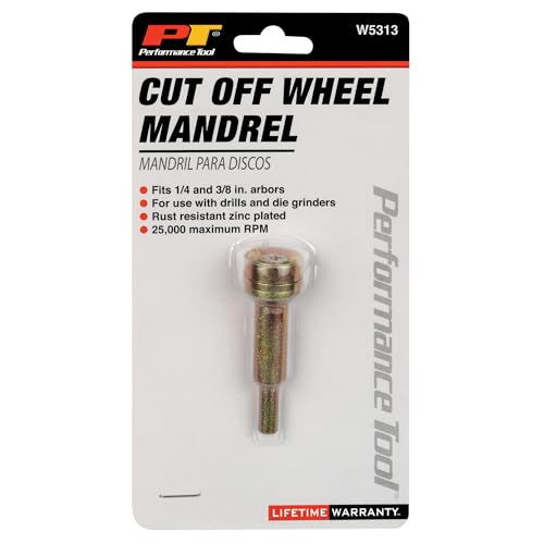 Image of Performance Tool W5313 Zinc Plated Wire Wheel Brush, 1 /4 and 3 /8-Inch Arbors, Rust Resistant, 25,000 RPM Max