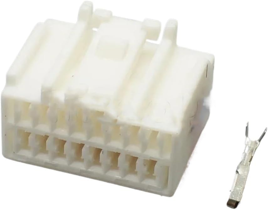1-20 Sets 16Pin Auto Female Wiring Harness Socket AC 6098-1624 Car Wire Connector Plug(5 sets)
