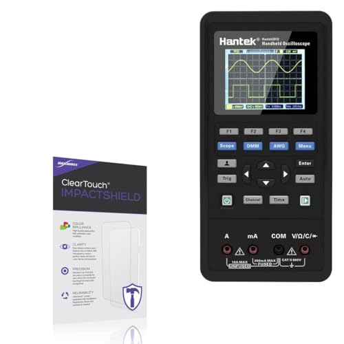 BoxWave Screen Protector Compatible With Hantek 2D72 - ClearTouch ImpactShield (2-Pack), Impenetrable Screen Protector Flexible Film