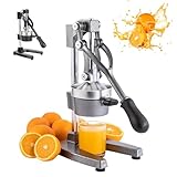 Zitruspresse mit rutschfestem Saugfuß für maximale Saftgewinnung - ideal für Grapefruit und Zitrone
