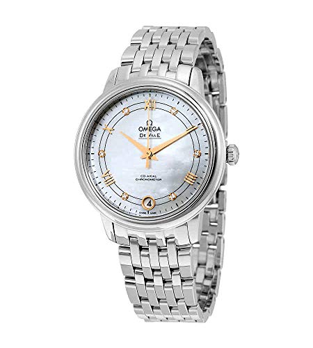 Omega De Ville Mother of Pearl Dial Ladies Watch 424.10.33.20.55.002 - Main Image