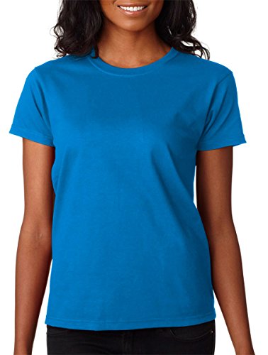 Gildan Ladies Ultra Cotton T-Shirt 2000L (Sapphire, XX-Large)