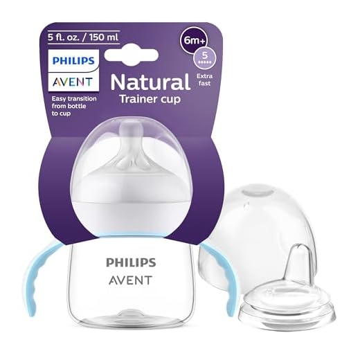 Philips Avent Natural Trainer Sippy Cup with Natural Response Nipple and Soft Spout, 5oz, 1pk, SCF263/01