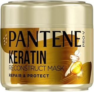 Pantene Keratin Hair Mask & Treatment For Dry And Damaged Hair, Repair & Protect, VALUE PACK, Helps Repair 6 Months Of Damage, Treatment With Micro-Nourishers, Helps Strengthen And Nourish, 485 ml