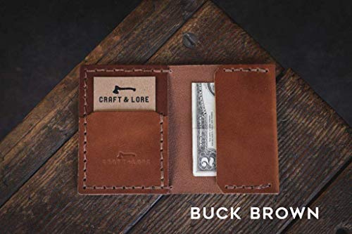 Insider Wallet, Leather Handmade Cash and Card Bifold USA Handmade Idaho3