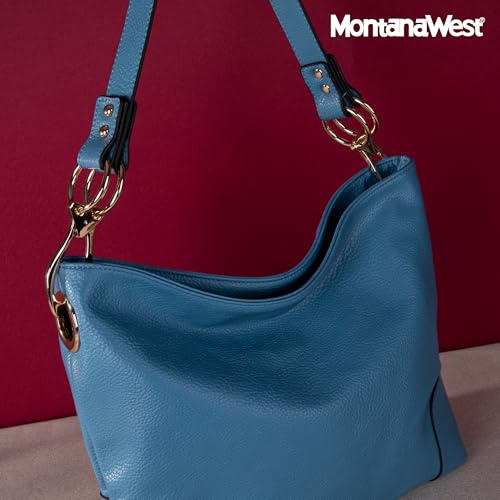 Image of Montana West Hobo Bags for Women Top Handle Satchel Shoulder Purse Bucket Handbag