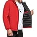 Calvin Klein Men's Classic Hooded Stretch Jacket, True Red, X-Large