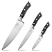Kitchen Knives Set Chef knives Set - Chef Knife Utility Knife Paring Knife German High Carbon Stainless Steel Floged Blade Ergonomic Handle Cooks Knives