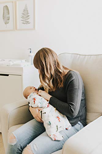 Image of Little Unicorn - Air Show Deluxe Swaddle | Single | 100% Rayon Muslin from Bamboo | Super Soft | Newborns and Infants | Large 47 inch x 47 inch | Machine Washable
