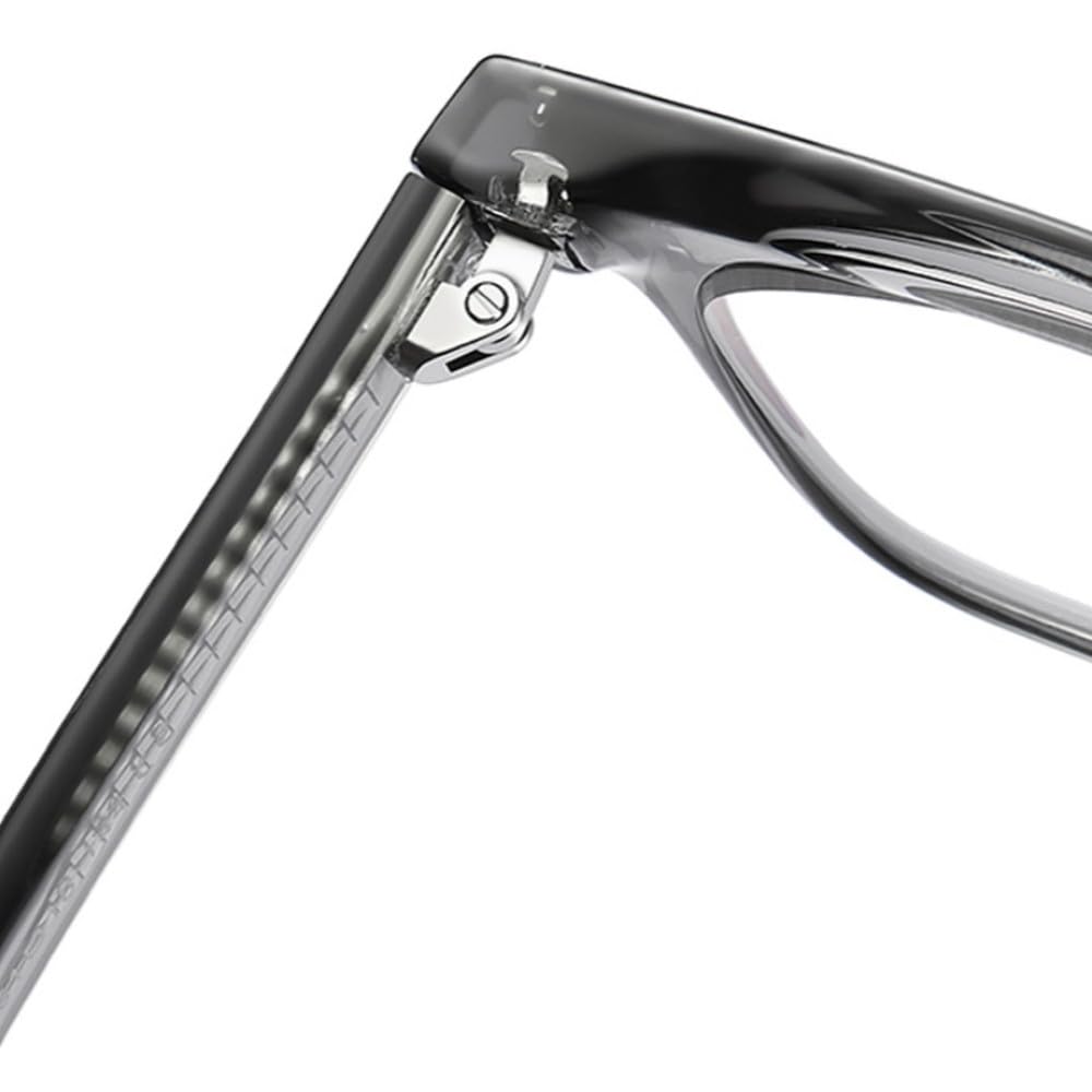 Montura de gafas de acetato para mujer, gafas con filtro de luz azul, estilo moderno y transparente.