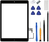 for iPad Air 1 / 1st Gen Screen Replacement 9.7 Inch Digitizer, for A1474 A1475 A1476 Air 1st Generation Touch Glass with Home Button, Repair Tool Kit (Black)