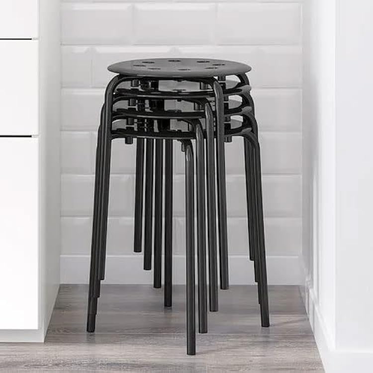 Black 45 cm Stool for Home, Study Office IKEA Kosovo Ubuy