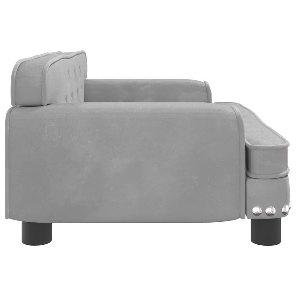 ShGaxin Lettino per Cani Grigio Chiaro 70x45x30 cm in Velluto,Articoli per Animali,Animali Domestici - Articoli,Articoli per Cani,Lettini per Cani(SPU:171883)