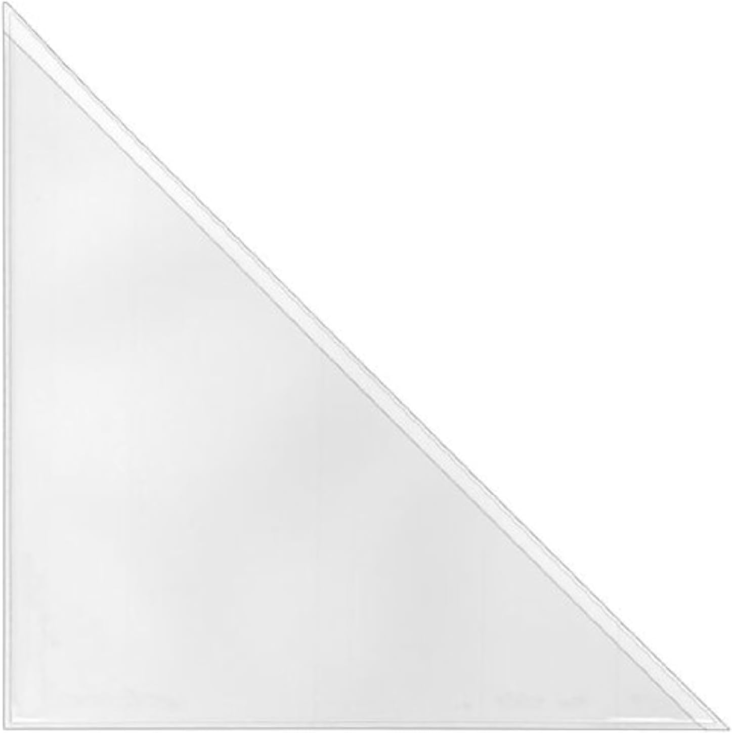 StoreSMART® - Peel & Stick Corner Pocket - 7" x 7" - 12 Pack - STB2667-12
