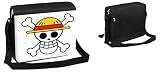 1 Bandolera grande. Ideal para transportar todo lo que se te ocurra. Se puede llevar un portatil en ella pero NO contiene almohadillas protectoras. El dibujo no se estropea con el tiempo, no se caerá nunca, “insertado” en el material, NO es una pegatina. 2 bolsillos, puede verse en foto.