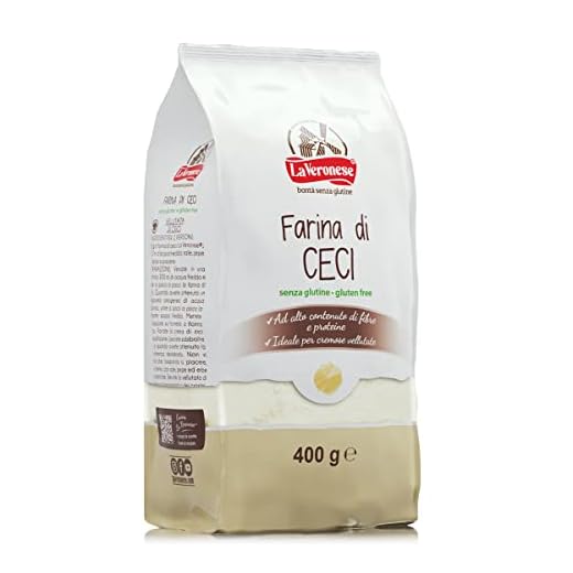 La Veronese | Farina di Ceci, Farina Versatile per Diverse Preparazioni, Senza Glutine, Macinazione di Ceci Selezionati, Ricca di Carboidrati, Proteine, Vitamine e Sali Minerali, 400g