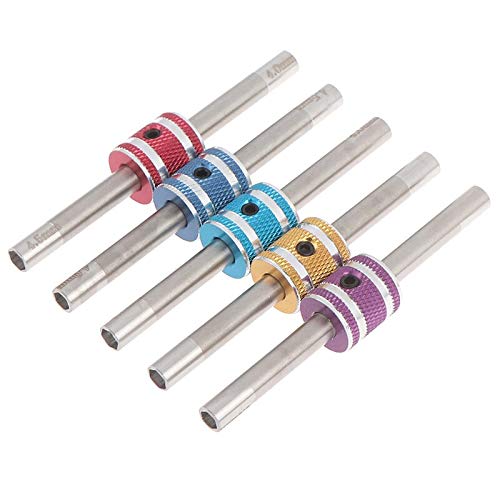 Repuesto para Mini 4wd Tensores Hexagonales 4-4.5mm Piezas Hechas a Medida para Herramienta Profesional para Instalar y Quitar Tuercas - (Color: Azul) miniatura 2