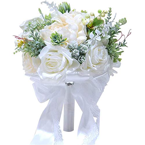 Fleurs artificielles pour mariage en coffret DIY de roses de soie