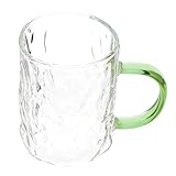 LIFKICH Glastasse mit Henkel – 300ml Kaffeebecher aus Hitzebeständigem...