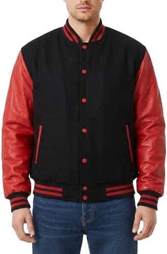 Hotline Miami Varsity Letterman Brown Wool Letter B Patch Flight Bomber Jacket