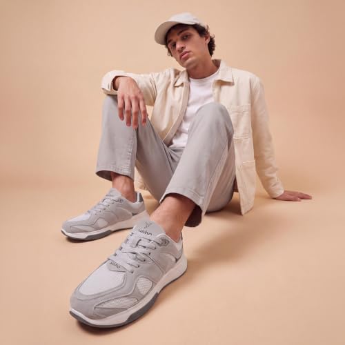 Image of YOHO Men's Sneakers Flo & Blazer | Stylish & Comfortable | Low Top, Lace Up Casual Shoes for Man /Gents