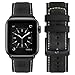 SUNFWR Leather Bands Compatible with Apple Watch Band 42mm(Series 3 2 1) 44mm 45mm 46mm 49mm for Men Women, Top Grain Genuine Leather Replacement Strap for iWatch Ultra 3 2 1, SE3 2 1, Series 11 10 9 8 7 6 5 4 3 2 1