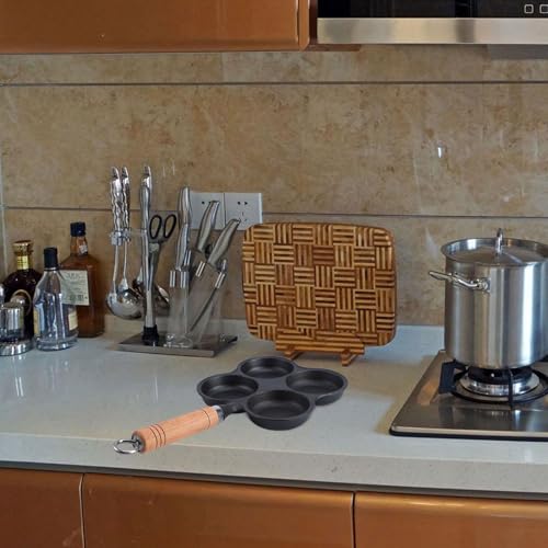 Poêle à œufs 4 trous antiadhésive pour cuisson rapide - 7