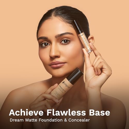 Image of Pilgrim Full Coverage Dream Matte Liquid Concealer 7.3ml | Concealer for Dark Circles with Australian Kakadu Plum & Hyaluronic Acid | Crease resistance & Lightweight | All Day Coverage | Shade Beige
