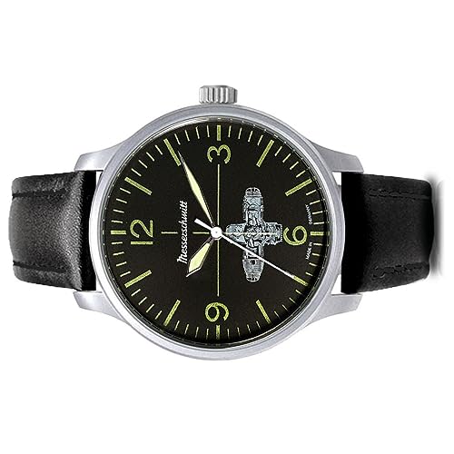 Montre boxer Messerschmitt Aristo en cuir noble et finitions horlogères - 2