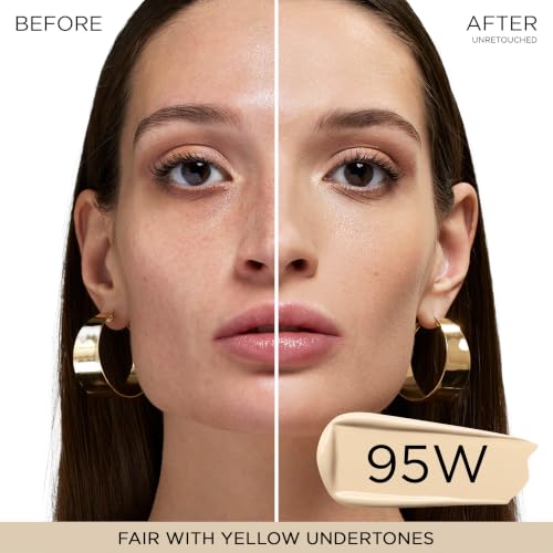 Image of Lancome Teint Idole Ultra Wear Natural Matte Foundation- Longwear, Medium-Full Coverage, Natural Finish, Waterproof & Hydrating - 095W (Fair Skin with Warm /Yellow Undertones), 1 Fl Oz