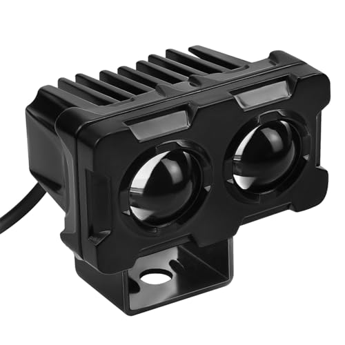 Faro LED para motocicleta PRETYZOOM para rutas nocturnas en coche y moto