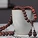 Zen Dear Unisex Natural African Blood Red Sandalwood Bracelet Prayer Beads Tibetan Buddhism Meditation Mala Bead Necklace Yoga