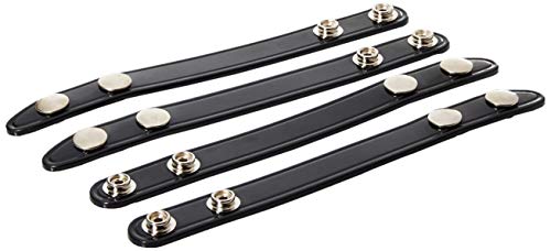 Safariland Duty Gear Chrome Snap Belt Keeper (4PACK) (High Gloss Black)