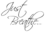 Just Breathe Wall Decal Quote Sticker Living Room Stickers Vinyl Removable Black Color High 50cm Wide 70cm