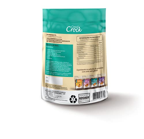 Cereal Crock Aveia Sem Glúten Flocos Grossos 200G