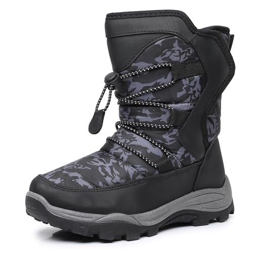 Best Kids Winter Boots for Extreme Cold: Top Picks 12 Apakowa Kids Boys Cold Weather Water Resistant Winter Snow Boots (Little Kid/Big Kid)