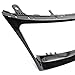 Brand] EAX Compatible with Lexus IS250 IS350 2006 2007 2008 Base Sedan 4-Door Replacement for Front Grille Glossy Black Surround Moulding Trim 06 07 08
