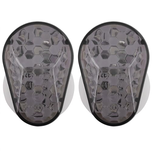 Kinstecks 1 Pair Motorcycle Side Marker Light Motorcycle Indicator LED Flush Mount Turn Signal Light Blinker Turning Lamp for Kawasaki ZX6R ZX7R ZX9R ZX636 ZX12R ZZR600