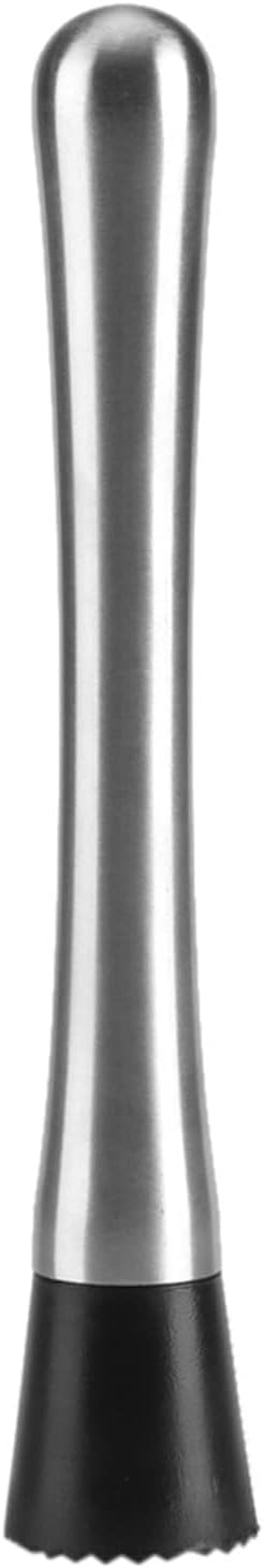 Muddler for Cocktails, Stainless Steel Cocktail Muddler Fruit Crusher for Mojito Mint Based Drink Cocktail Shaker Home Kitchen Tool