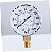 Mobestech Psi Vacuum Pressure Gauge Bar Utility Manometer for Oil Gas Gage for Air Compressors and Industrial Use