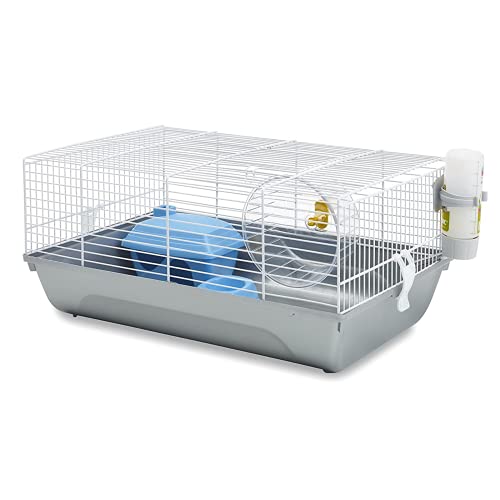 Savic Martha Hamster & Guniea Pigs Cage, Cage Contains a House, Two Platforms, Ladder, Bowl, Exercise Wheel, and Bottle, Fun and Activity Cage for Small Pets, 19 x 12 x 8 inch (B09FKKP1GC) Amazon Price History, Amazon Price Tracker