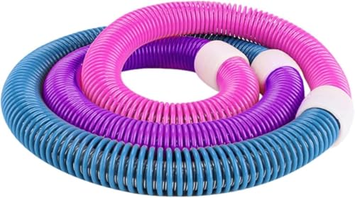 【静音ソフト設計】フラフープ ダイエット 大人用 折りたたみ式 フィットネス 加重 スプリングフープ 男女兼用 静か 痛くない ソフトPVC素材 有酸素運動 ウエスト引き締め 全身シェイプアップ 初心者向け プレゼントにも最適 コンパクト収納 室内&屋外対