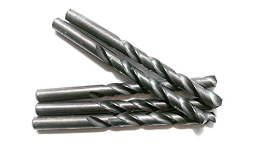 5Pcs 5/16"Inch Hss General Purpose Heavy Duty Jobber Twist Drill Bits,Black Oxide,Ideal For Drilling On Mild Steel, Copper, Aluminum, Zinc Alloy Etc. (5/16) #TOP4