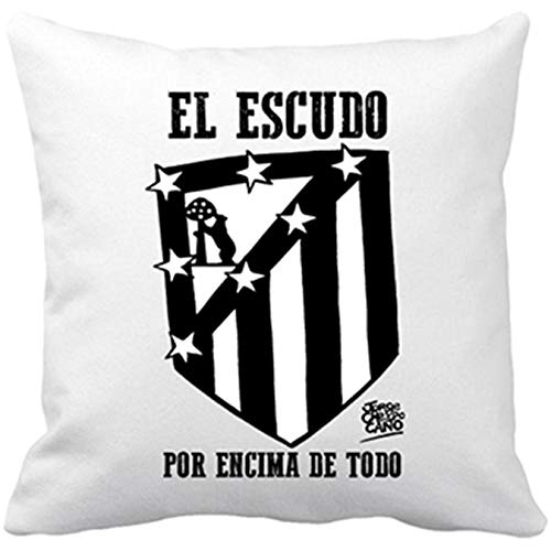 Diver Bebé Cojín con Relleno Atlético de Madrid el Escudo por Encima...
