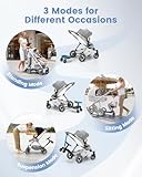 Joycushy Buggy Board, Universal Buggy Board with Seat, Portable Kiddy Board for Kids 2-6 Years (25KG) Fits 99% of Prams Ideal for Families with 2 Children - Image 5