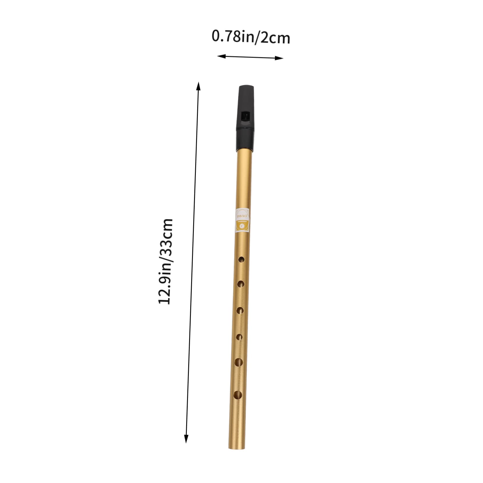 Abaodam Educational Instrument Soprano Recorder Aluminum Alloy Clarinet Portable High Pitch c Flute for Boys and Girls