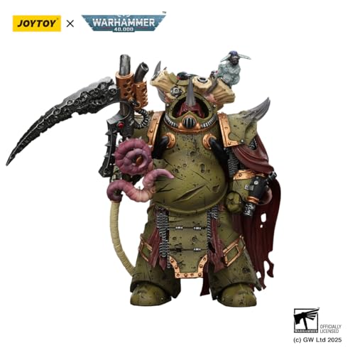 Image of JOYTOY Warhammer 40k Death Guard Deathshroud 2 1 /18 Action Figure