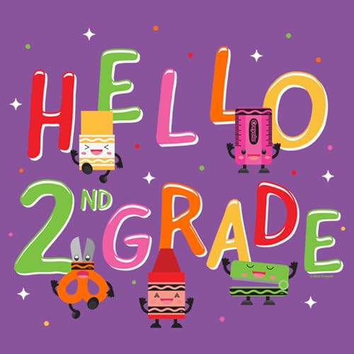 Girl's Crayola Hello 2nd Grade T-Shirt2